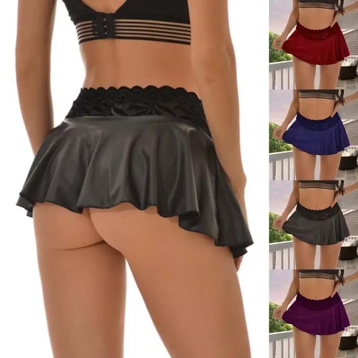 Mini jupes plissées Sexy pour femmes