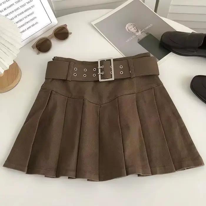 Jupes plissées Style coréen pour femmes