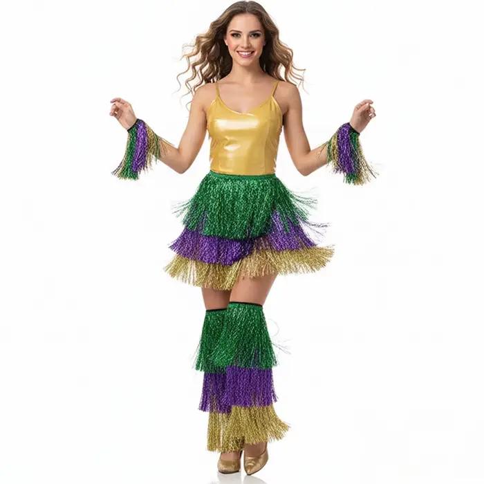 Jupe à franges de carnaval