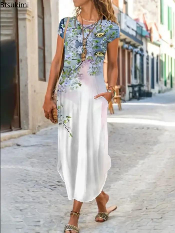 Robe longue style Boho pour femmes