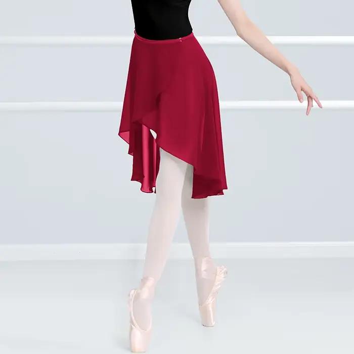 Jupe de ballet en mousseline noire pour femme