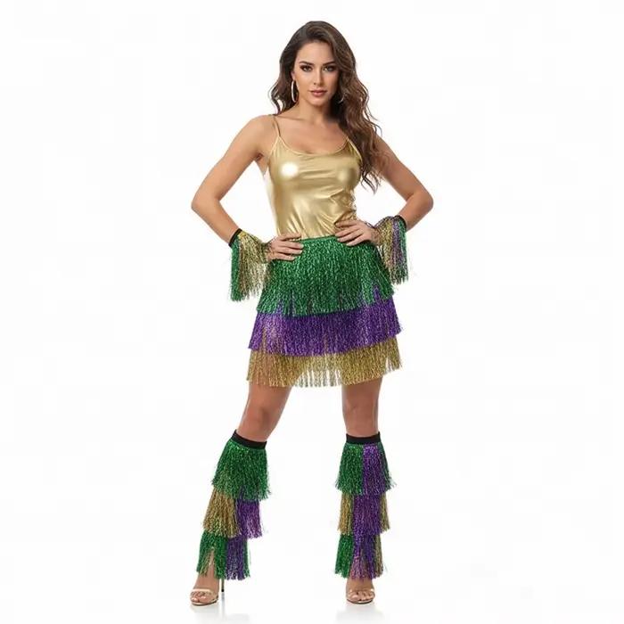 Jupe à franges de carnaval