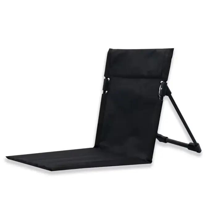 Chaise de Camping paresseuse pliable avec coussin de dossier, jardin extérieur, parc de plage, pique-nique, Patio, pelouse, meubles légers portables