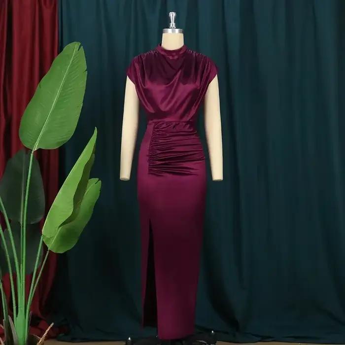 Robes bordeaux grande taille 4XL