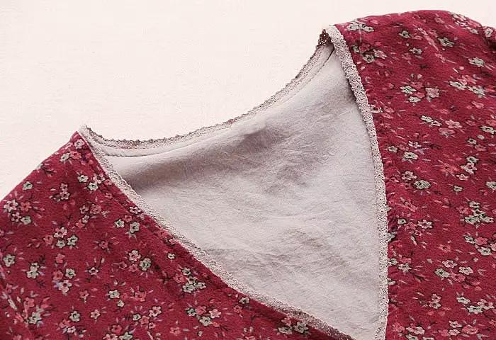 Chemisier en coton et lin à manches longues pour femmes