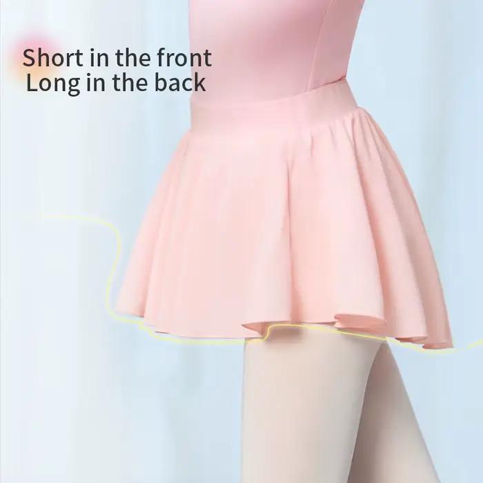 Jupe de Ballet en Mousseline de Soie pour Fille, Courte de brevà Taille artificiel astique pour Enfant et Adolescent