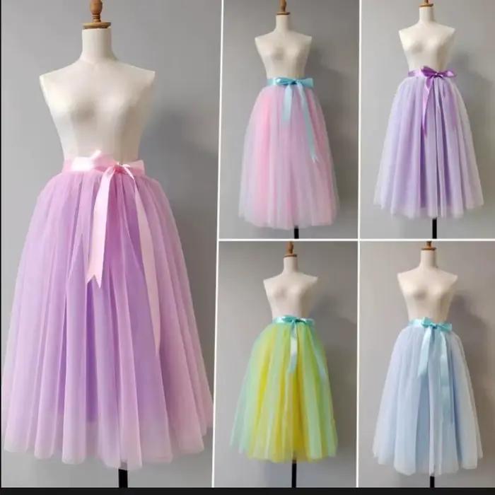 Jupe Tutu dégradée multicolore