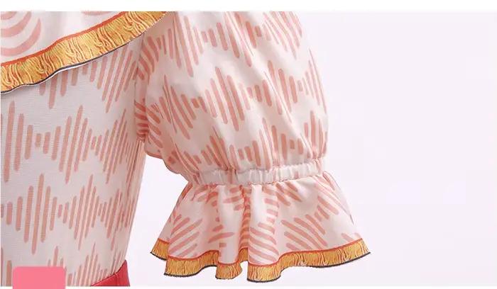 Robe d'été pour enfants de 3 à 12 ans, robe décontractée à manches courtes pour filles, robe en coton imprimée, robe de princesse pour fête d'anniversaire