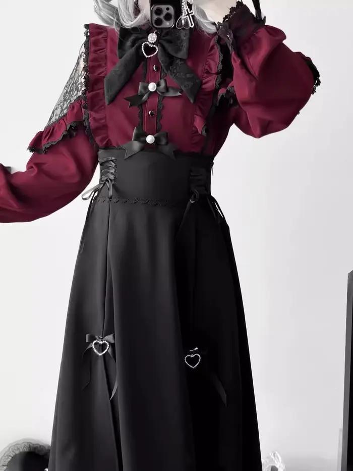 Chemise Jirai kei, jupe JK