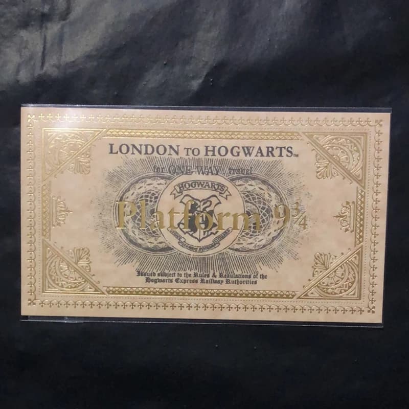 Harried Magic School The Marauder's Map of Wizarding World Potter Cosplay Ticket Admission Letter Of