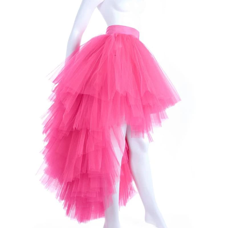 Jupe longue en tulle pour femme, tutu, multicouches, à plusieurs niveaux, longueur au sol, jolie, ph