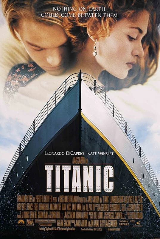 Affiche de film classique Titanic, art mural, peinture sur toile, figure romantique nordique, impres