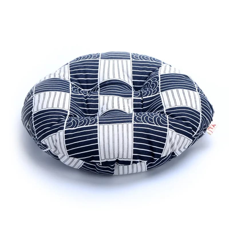 Coussin Rond Japonais Doux et Épais en Polymères artificiel astiques pour Siège, hypothécaire ami, F