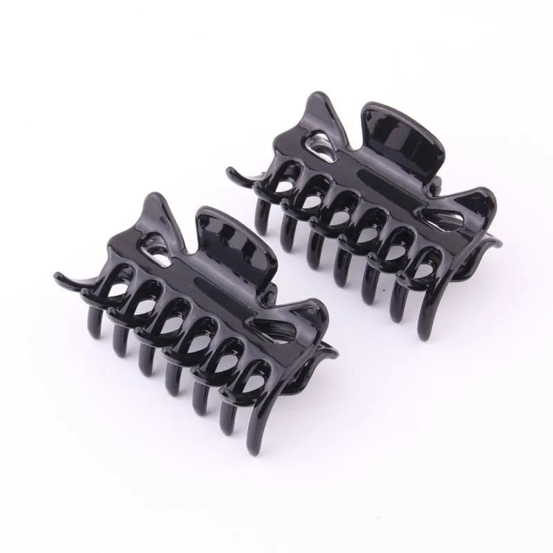 Griffe de cheveux papillon pour femmes, crabe en plastique environnemental, grande pince pour porte-