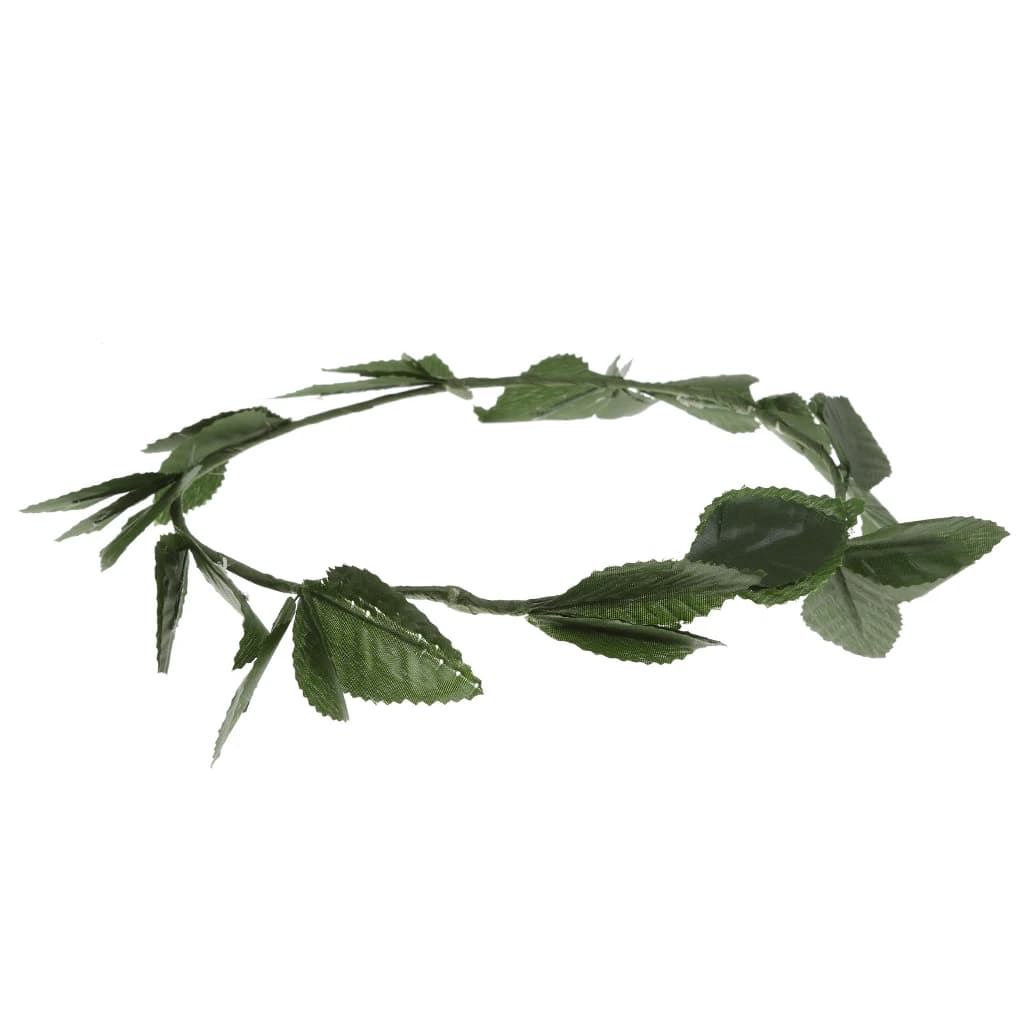 Guirlande de feuilles vertes, couronne de déesse grecque romaine, couronne de Laurel, déguisement, b