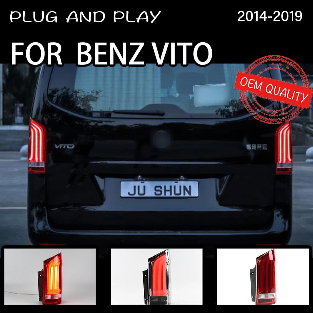 Enquêter arrière LED pour voiture Benz 660 O 2014-2019 V250 V260, phares antibrouillard, feux de jou
