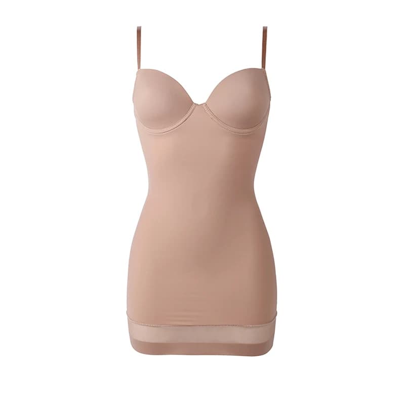 Jupon Slim pour femmes, contrôle de la mode, sous-robe, Ropa, vêtements intimes Sexy, sous-jupe pour