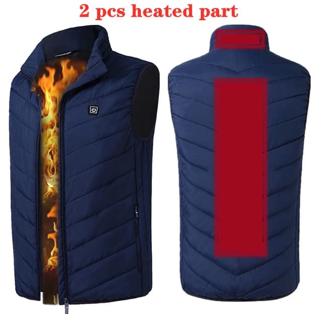 Veste thermique chauffante électrique intelligente pour hommes et femmes, manteau en glaçage métropo