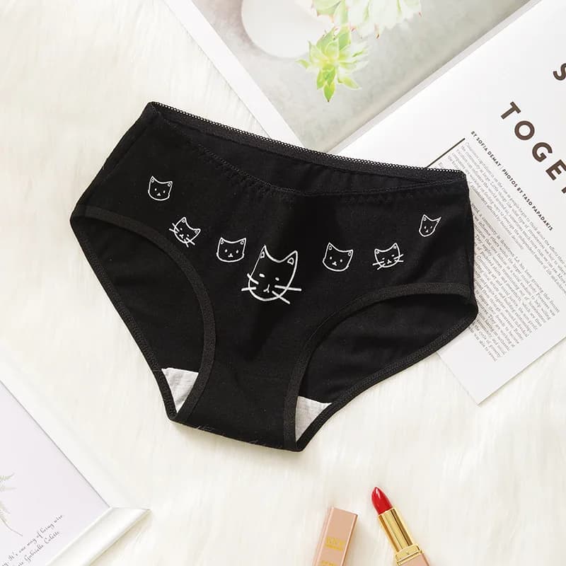 Femmes culottes impression 3D culottes sans couture femmes sous-vêtements ange chat dessin animé imp