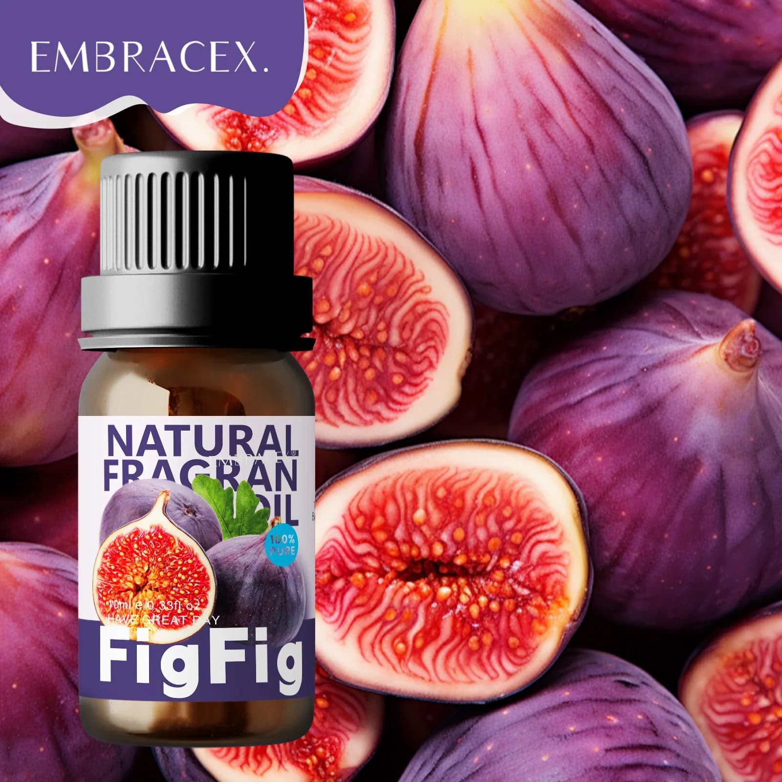 Huile essentielle de figue 10ml, huile parfumée aux fruits, parfum longue durée, cadeau pour les ami