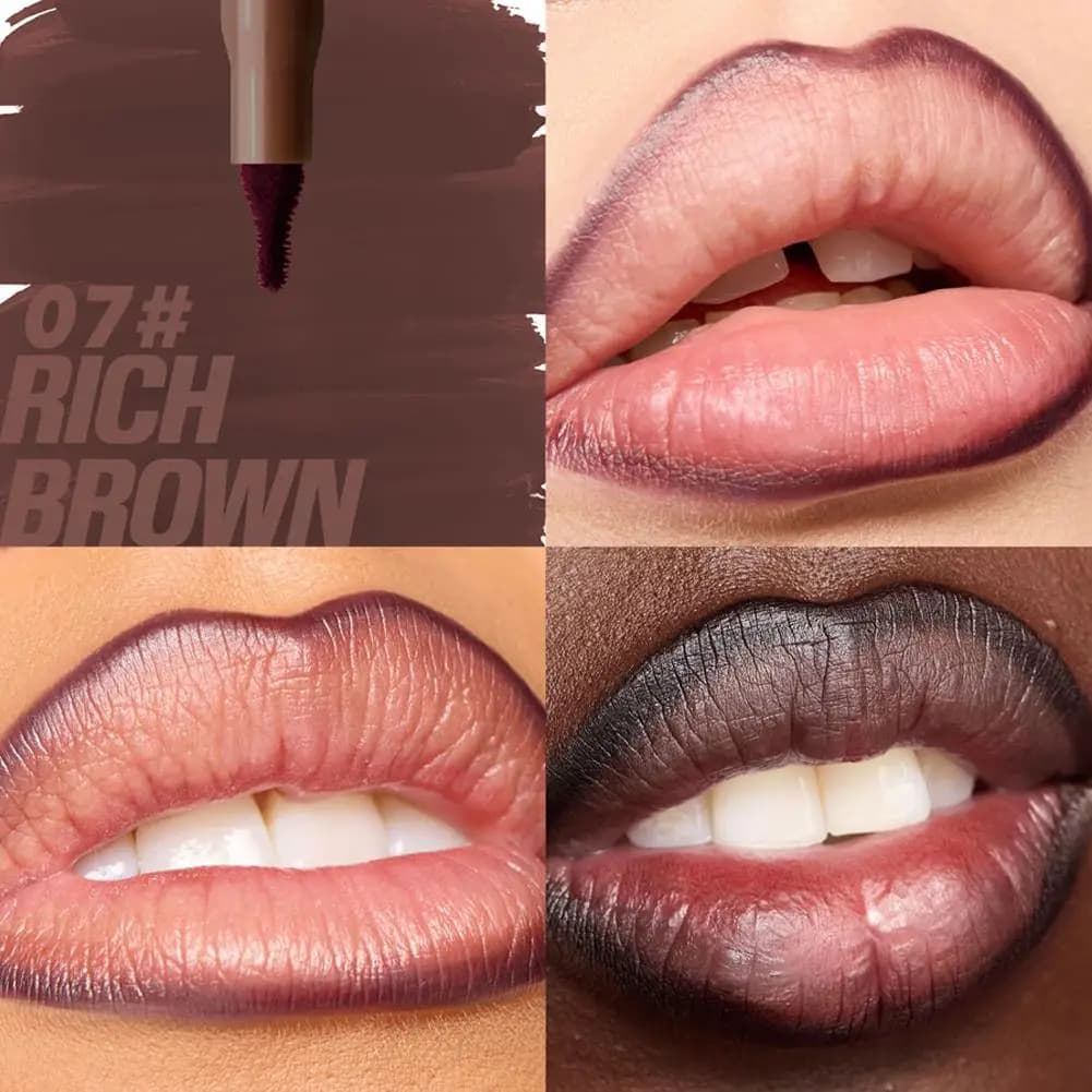 Page Vine Velvet Lip Liner imperméable sans transfert longue durée très pigmenté couleur crée des lè