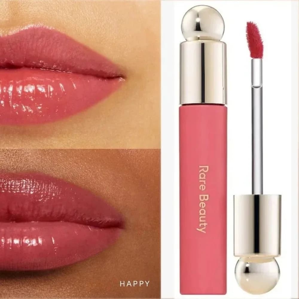 Gloss à lèvres Rare Beauty hydratant et longue tenue Happy Honesty Hope Serenity Wonder, gloss à lèv