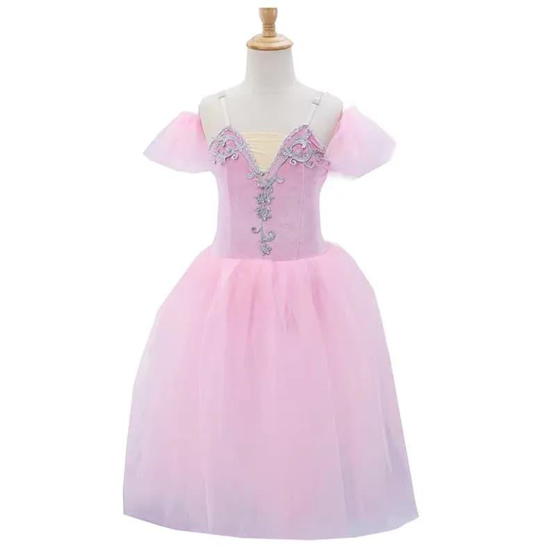 Jupe Tutu de Ballet pour femmes, robe longue pour filles, vêtements de Performance, jupes de danse d