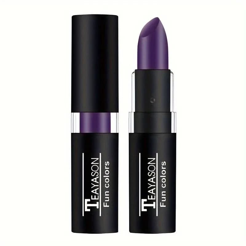 Rouge à lèvres mat violet imperméable-peinture de maquillage de scène créative d'halloween longue du