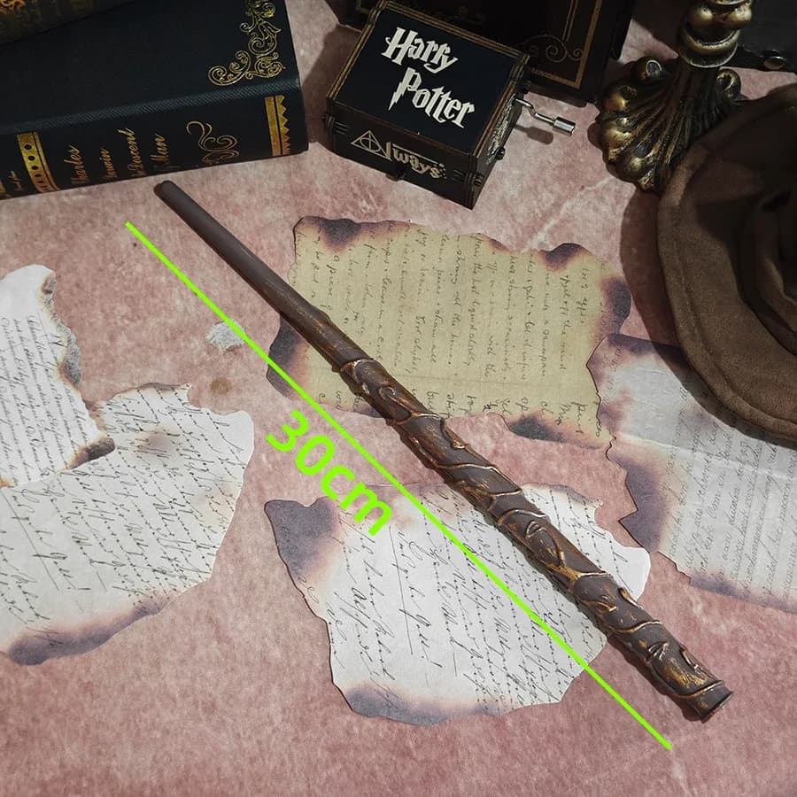 Baguette magique Harry Potter, accessoires de cosplay d'Halloween, baguette de sorcier pour les enfa
