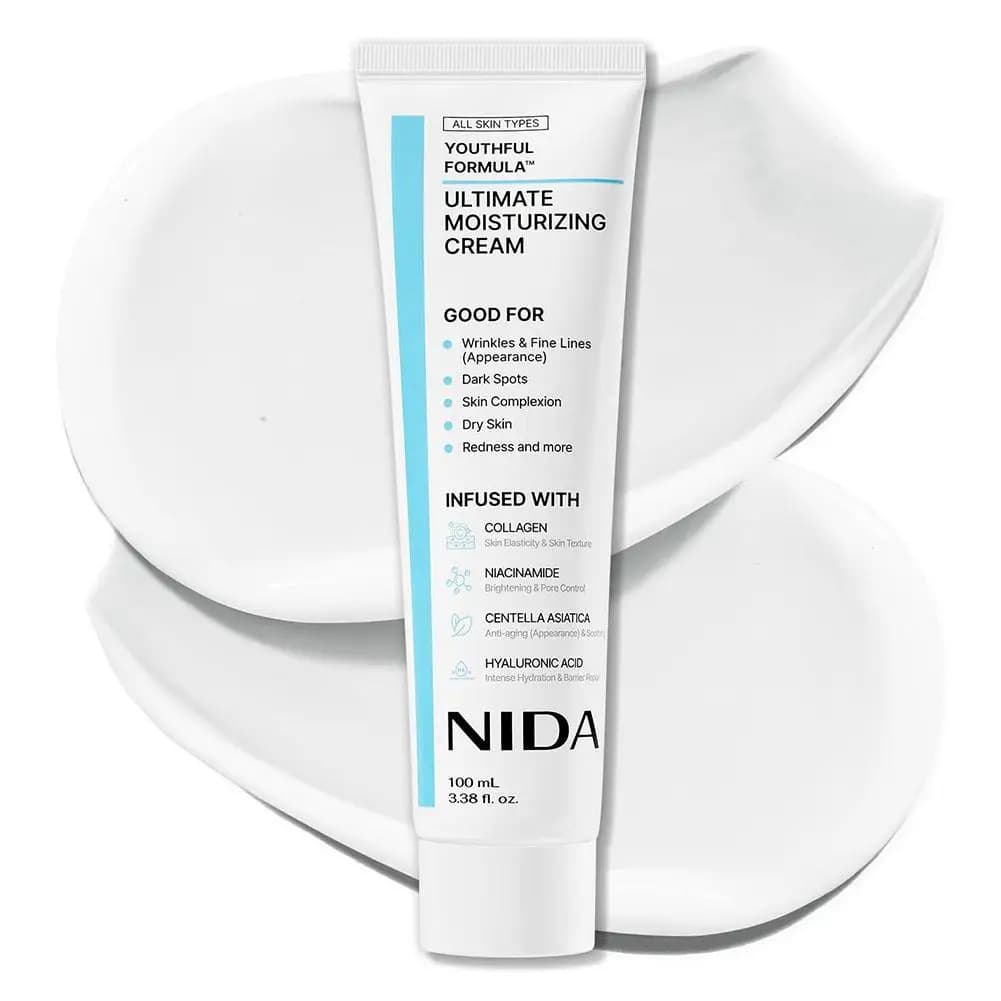 NIDA – crème hydratante ultime, Anti-âge, réparatrice, apaisante, pour les pores, réparation des rou