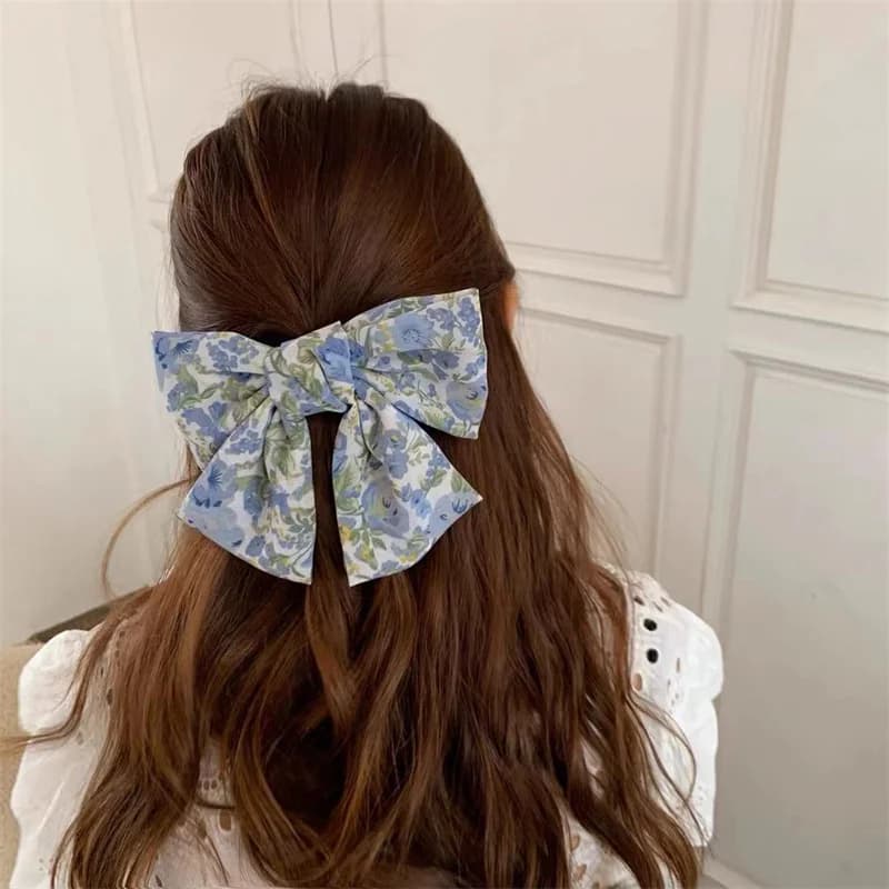 Barrettes à cheveux élégantes pour femmes, nœuds blancs et noirs, pinces à cheveux pour femmes et fi