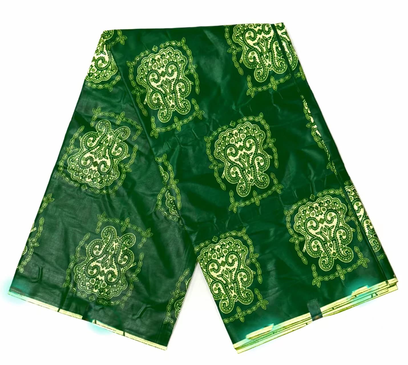 Nouveau Bazin Riche 100% Coton de Bonne Qualité, Tissu Africain Ankara Damassé Ciré pour la Confecti