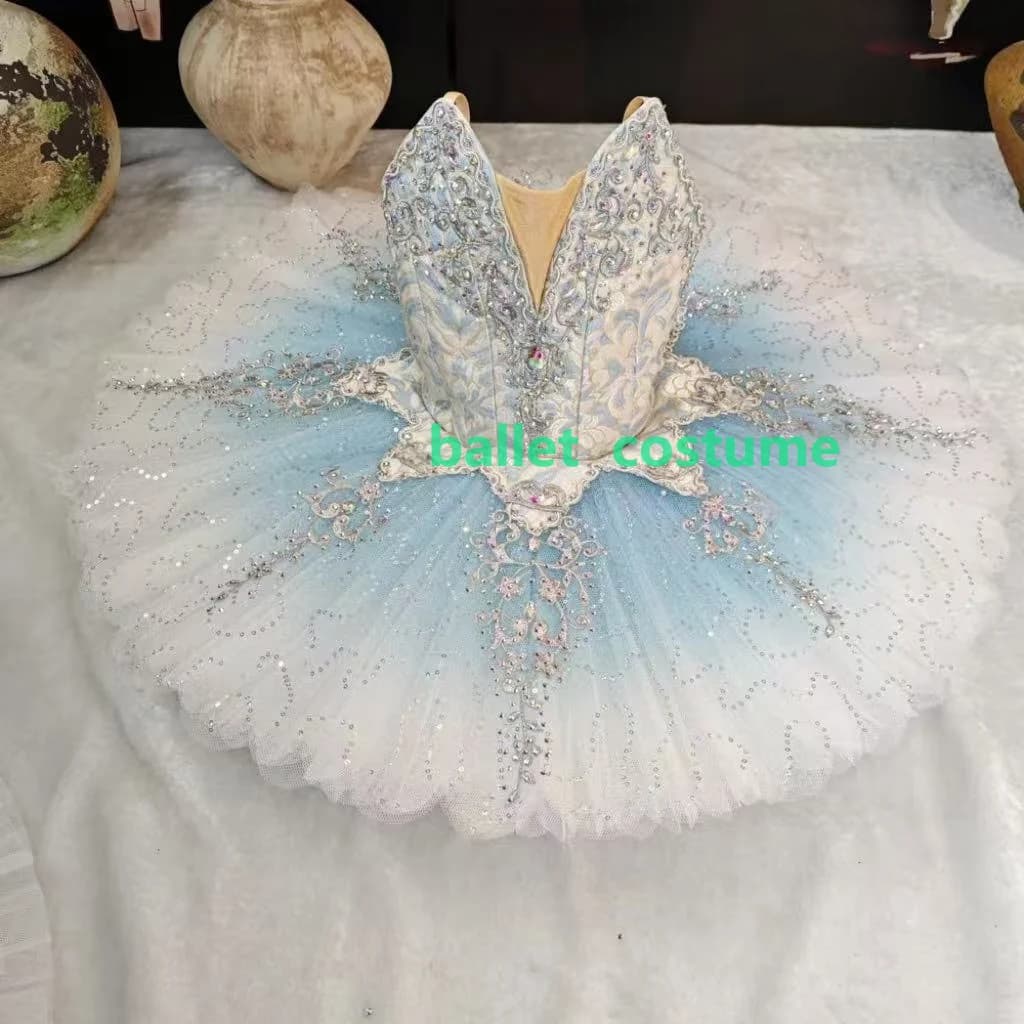 Nouveau Robe de Ballet bleu ciel jupe TUTU haut de gamme personnalisé Bluebird Variations Forbes com