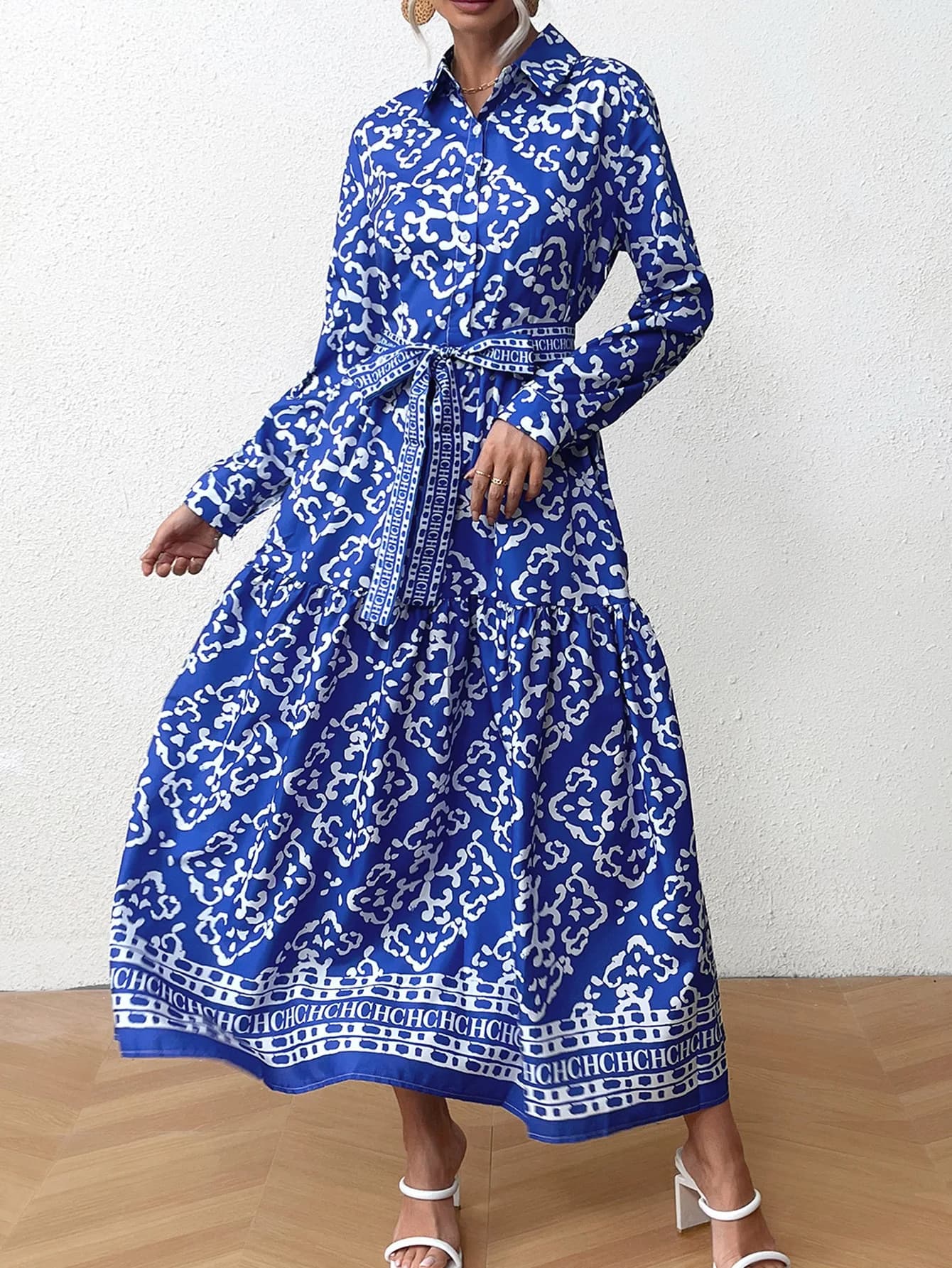 Robe longue élégante pour femmes, mode, Design transfrontalier, nœud de Sensation, robe d'ambiance e