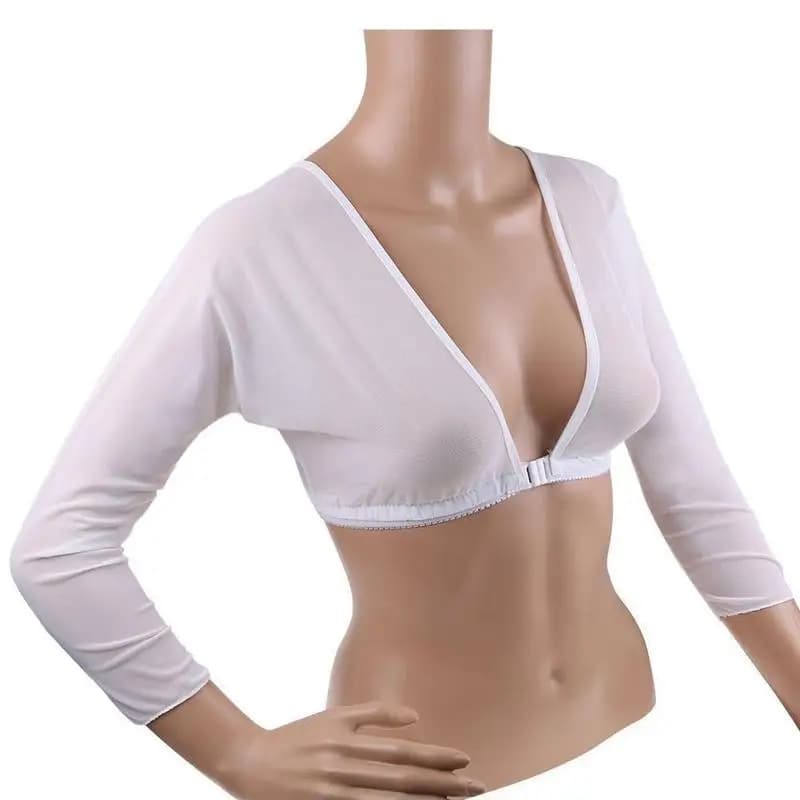 Hauts pour femmes à manches longues, style mode, avec boutons sur le devant, en maille, blancs, avec