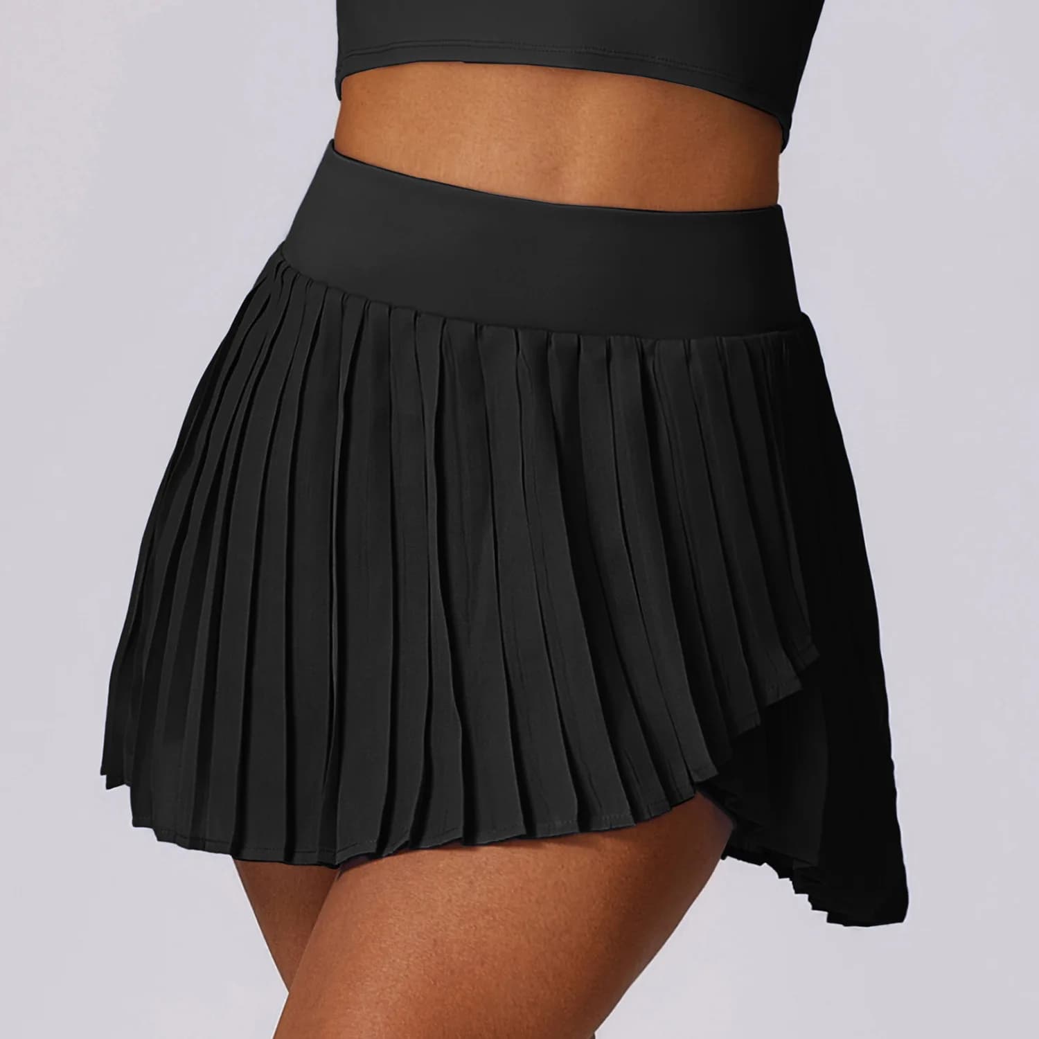 Jupe de dehors Plissée Décontractée pour Femme, Fausse Culotte de Tennis Deux Pièces à vaccage Rapid