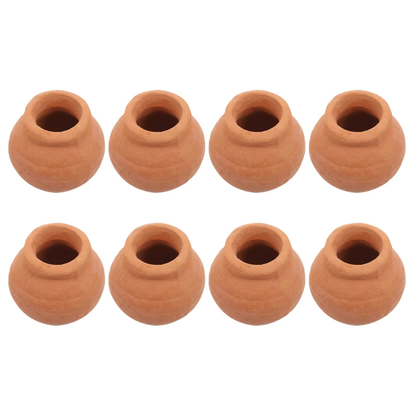 8 petits pots en argile, mini jardinières en terre cuite pour plantes succulentes, petits pots de fl