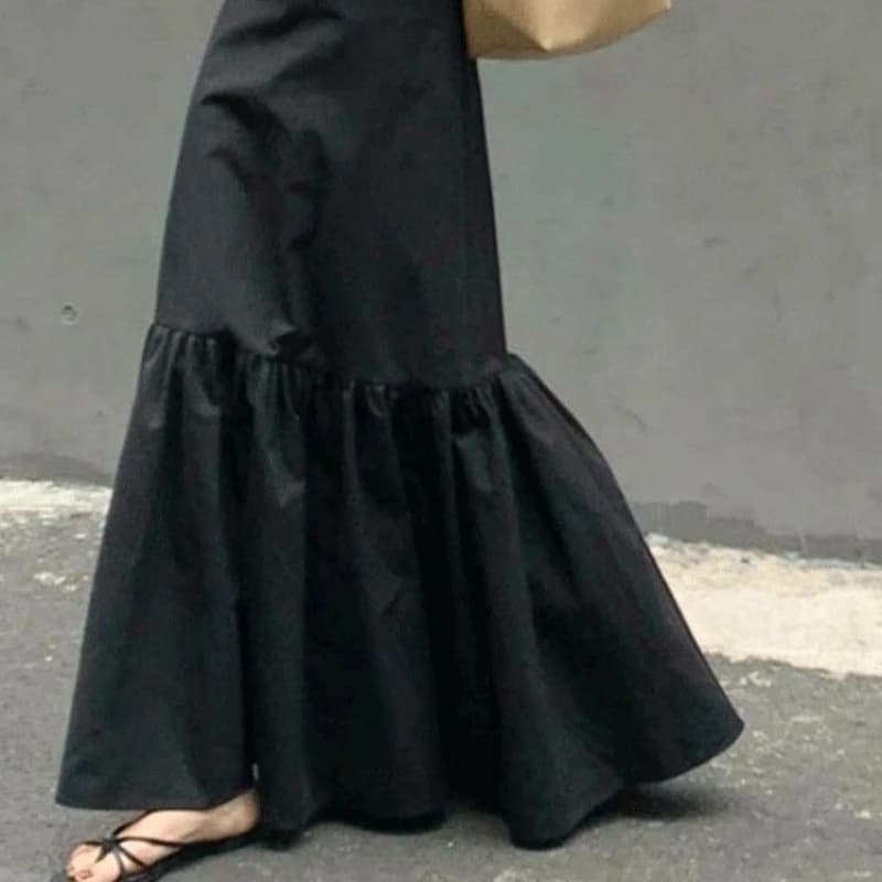 Jupe midi haut de gamme pour femmes, nouveaux styles printemps-été, petite taille, taille haute, ami
