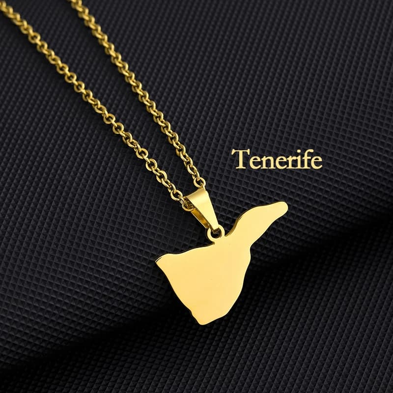 Espagne îles canaries Tenerife/Gran Canaria/Fuerteventura/La Palma/Lanzarote pendentif colliers femm