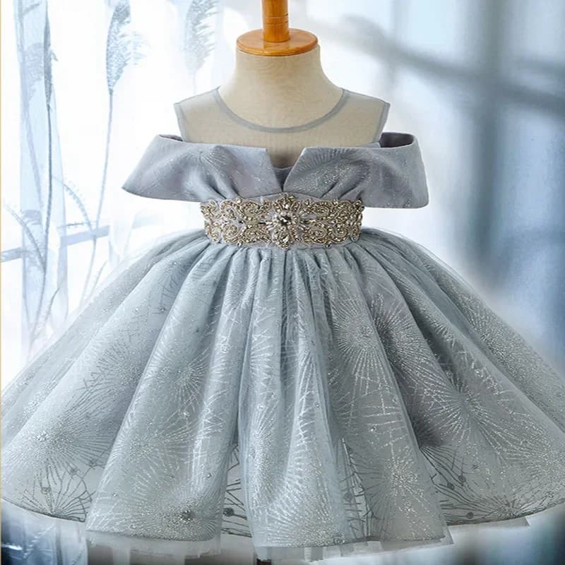 Nouvelle Robe d'été 2026 pour adolescentes, manches courtes, taille haute, style princesse, pour mar