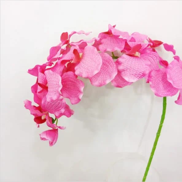 Fleurs orchidées artificielles à Branches longues | Accessoires de Arrangement de fleurs, fausses or