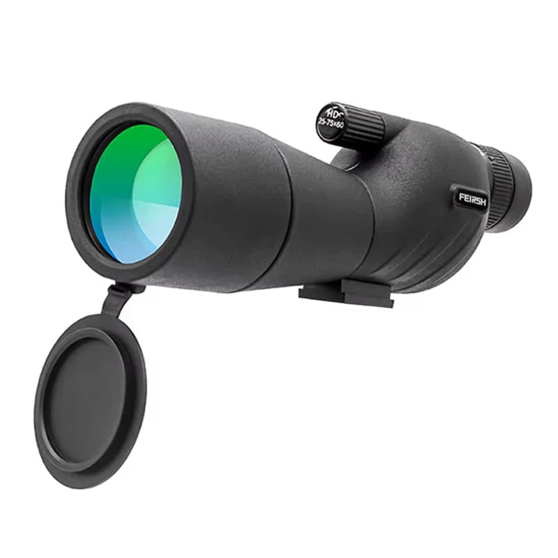 Longue-vue HD 25-75x60, puissant télescope monoculaire à zoom, étanche, pour l'observation des oisea