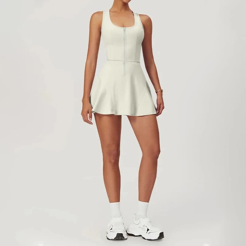 Ensemble de jupe courte de sport, tenue de fitness, de course, de golf, de tennis, vêtements d'entra