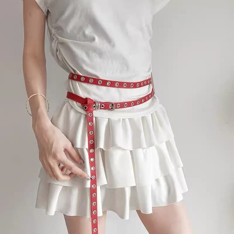 Ceinture décorative pour femme, nouvelle collection 2026, polyvalente pour jupes, accessoire de tail