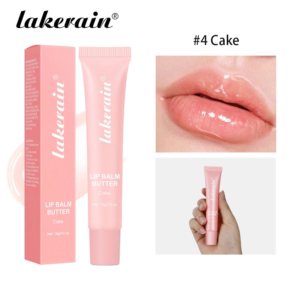 Baume à lèvres au beurre longue durée nourrit hydrate apaise les lèvres gelée brillant à lèvres huil