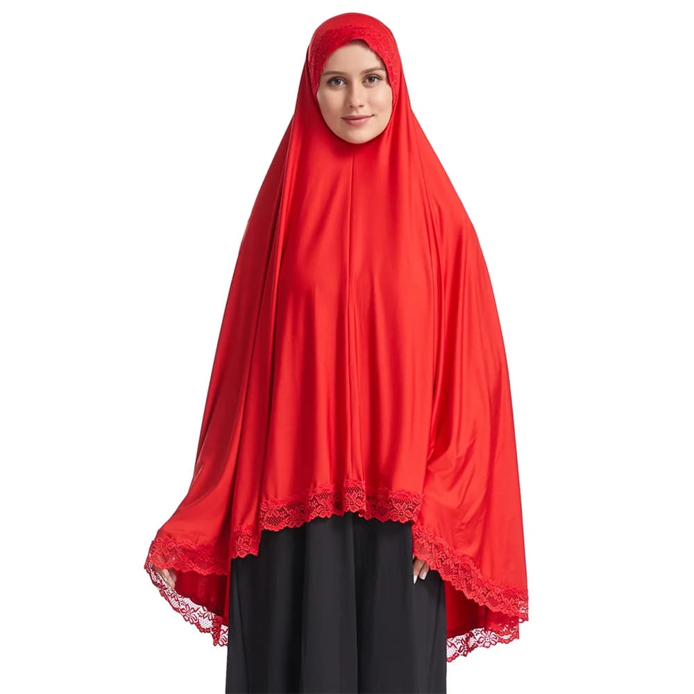 Foulard de tête pour femmes musulmanes, tiens imar Abaya, Long Hijab, Caftan Burqa, Vêtement de priè