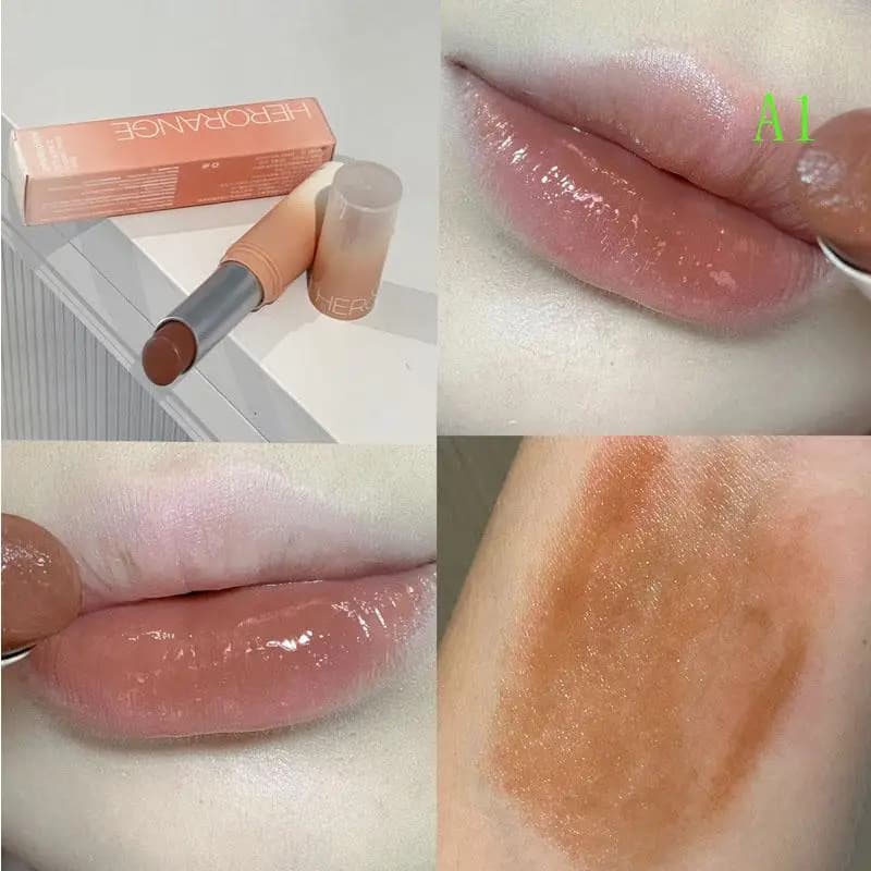 HERORANGE Brillant à lèvres hydratant longue durée, cosmétiques de soin pour toutes les peaux, cadea