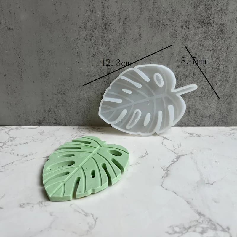Grand moule en silicone pour cuir chevelu d'érable, matériaux de bricolage, gypse, art exécutif, éle
