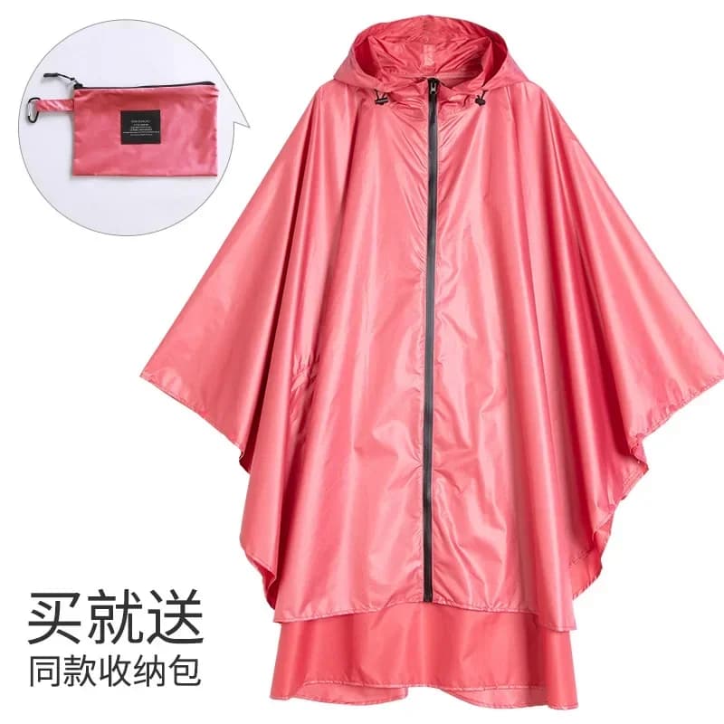 Poncho de pluie pour femme, imperméable élégant avec capuche et fermeture éclair, imprimé coloré