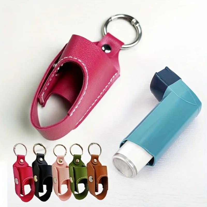 Porte-clés inhalateur d'asthme, Style décontracté, protecteur de bouteille contre la toux, Portable 